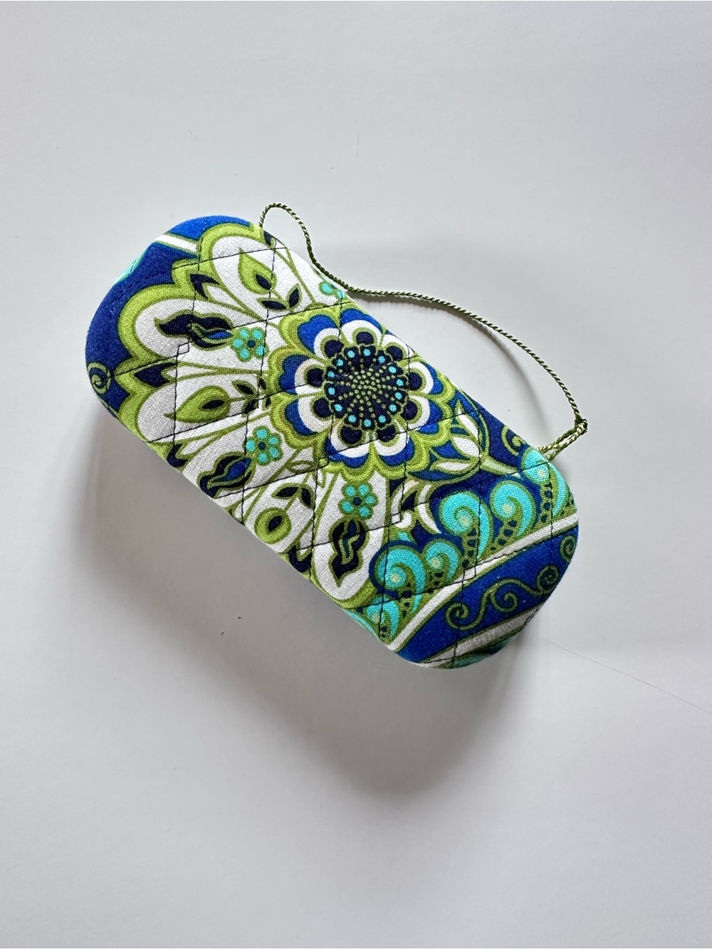 Vera Bradley Quilted Floral Eyeglass Case - Blue & Green